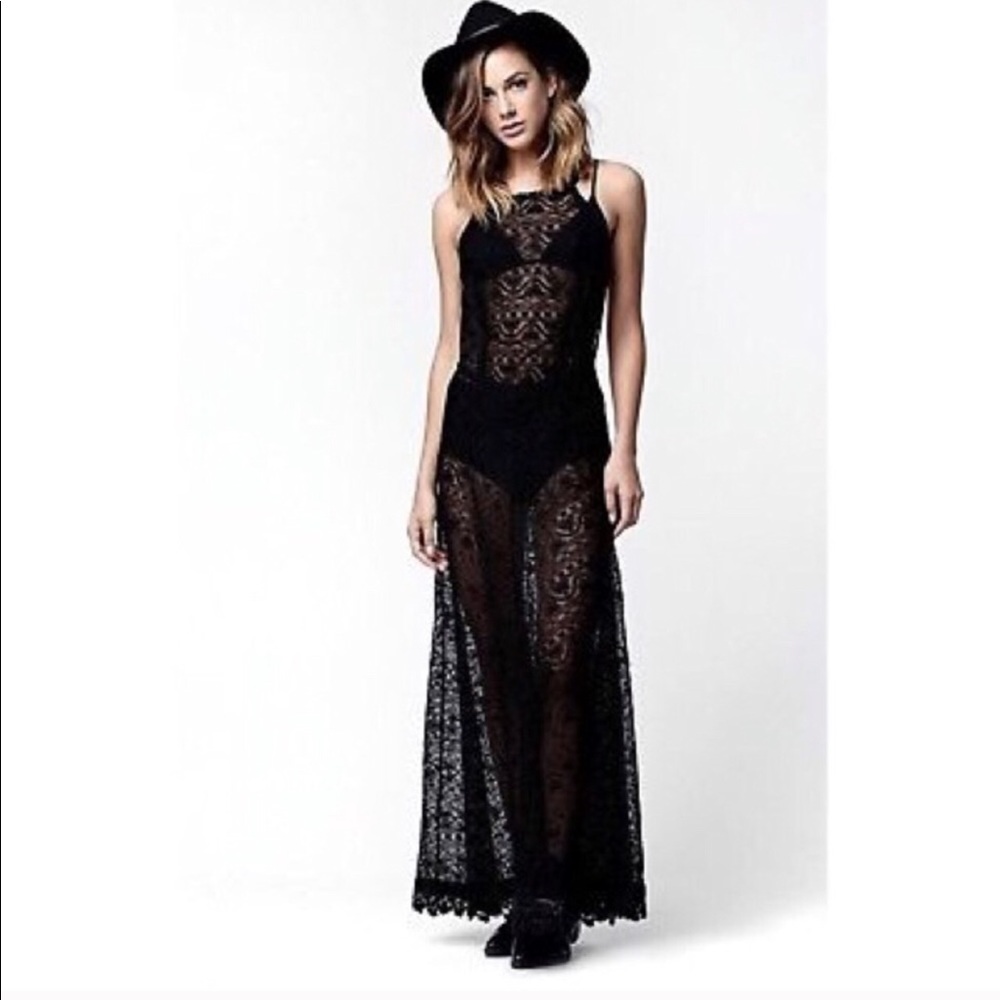 Kendall + Kylie Black Halter Dress